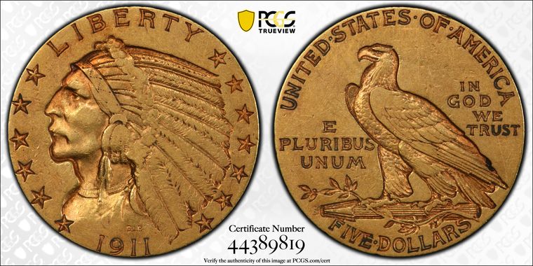 Cert 44389819 - Coin Image