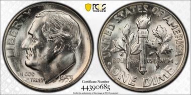 1953-S/S 10C RPM FS-501 MS66