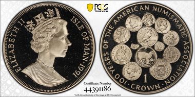 1991 Crown ANA 100th Anniversary KM-291 MS68