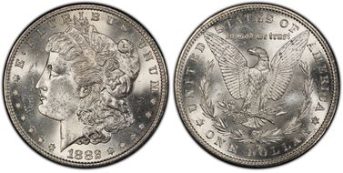 1882-S $1 MS63