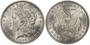 1888-O $1 MS62