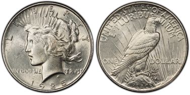 1925 $1 MS61