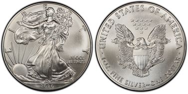 2020 $1 Silver Eagle MS69