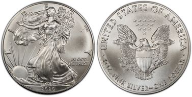 2020 $1 Silver Eagle MS69