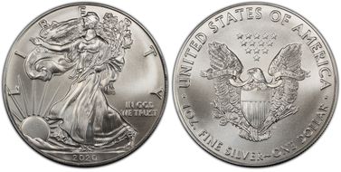 2020 $1 Silver Eagle MS69