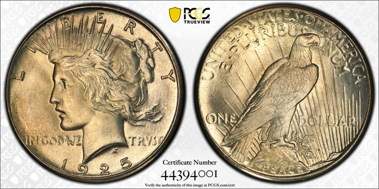 Cert 44394001 - Coin Image