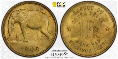 1949 1 Fr MS65