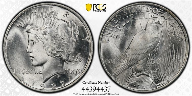 Cert 44394437 - Coin Image