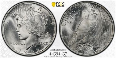 1922 $1 MS66+