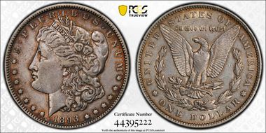 1893 $1 XF40