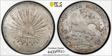 1849-Ga JG 8 R Ga31 MS62