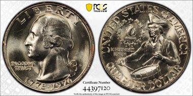 1976-D 25C Clad MS66