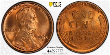 1929-S 1C MS66+ RD