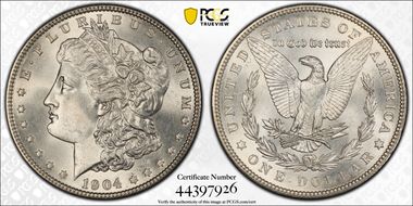 1904 $1 MS65