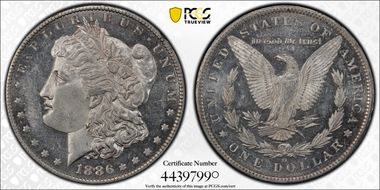 1886-O $1 MS61DMPL