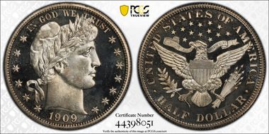 1909 50C PR66CAM