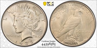 1935 $1 MS64+