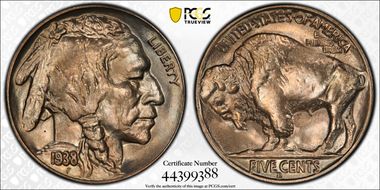 1938-D/S 5C Buffalo MS66