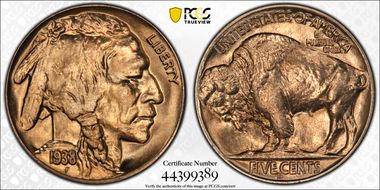 1938-D/S 5C Overmintmark, FS-512 MS67