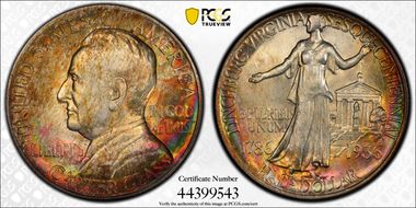 1936 50C Lynchburg MS67+ 