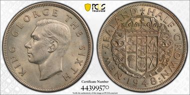 1948 1/2 Cr MS64