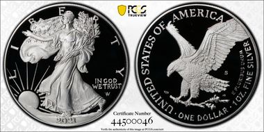 2021-S $1 Silver Eagle - Type 2 PR69DCAM