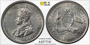 1918-M Florin AU58