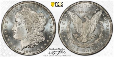 1891-CC $1 MS63