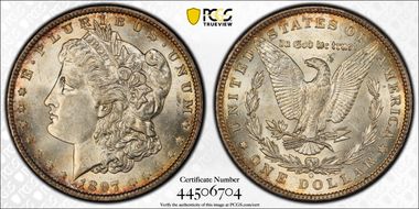 1897-O $1 AU58