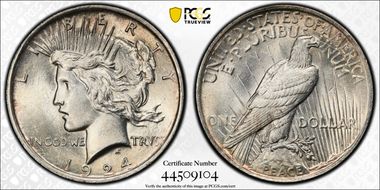 1924 $1 MS62