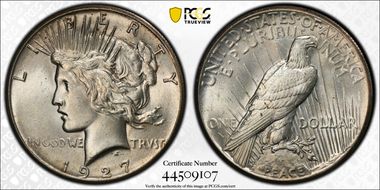 1927 $1 MS62