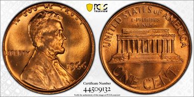 1966 1C MS66RD