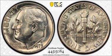 1975-D 10C MS65