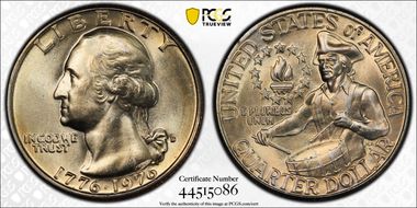 1976-D 25C Clad MS63