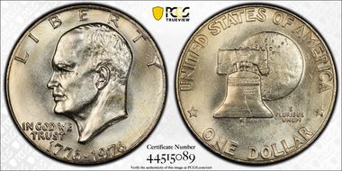 1976 $1 Type 1 MS64
