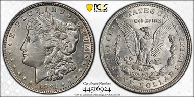 1921 $1 Morgan N1