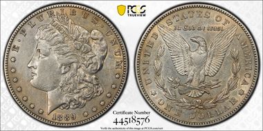 1889-CC $1 XF45