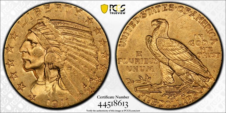 Cert 44518613 - Coin Image