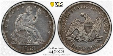 1858 50C N1