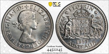 1957(m) Florin PR66