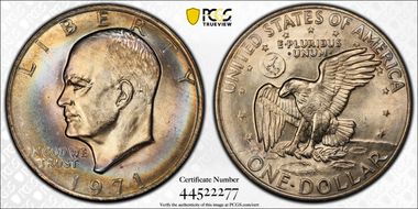 1971-D $1 MS67
