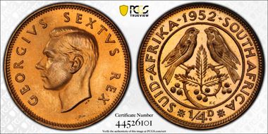 1952 1/4D KM-32.2 PR67RD