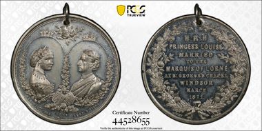 1871 Medal BHM-2915 WM SP63