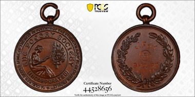 No Date Medal The Poetry Society Bronzed AE SP65