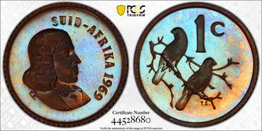 1969 1C Afrikaans PR67BN