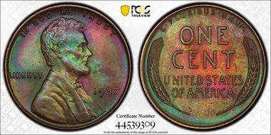 1937 1C MS64BN