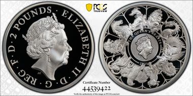 2021 £2 Queen's Beasts - Completer PR70DCAM