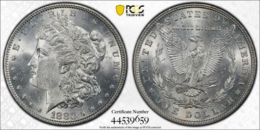 1880 $1 MS62