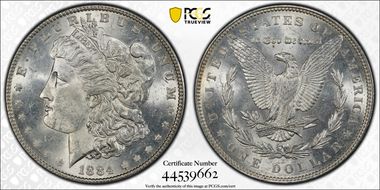1884 $1 MS62