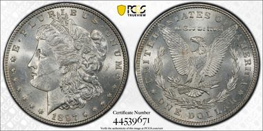 1897 $1 MS62